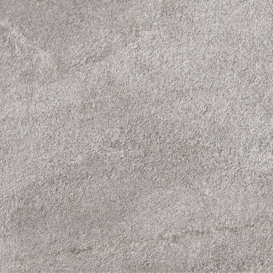 Porcelain tile with textured gray finish for modern flooring and wall design by Surface Group.