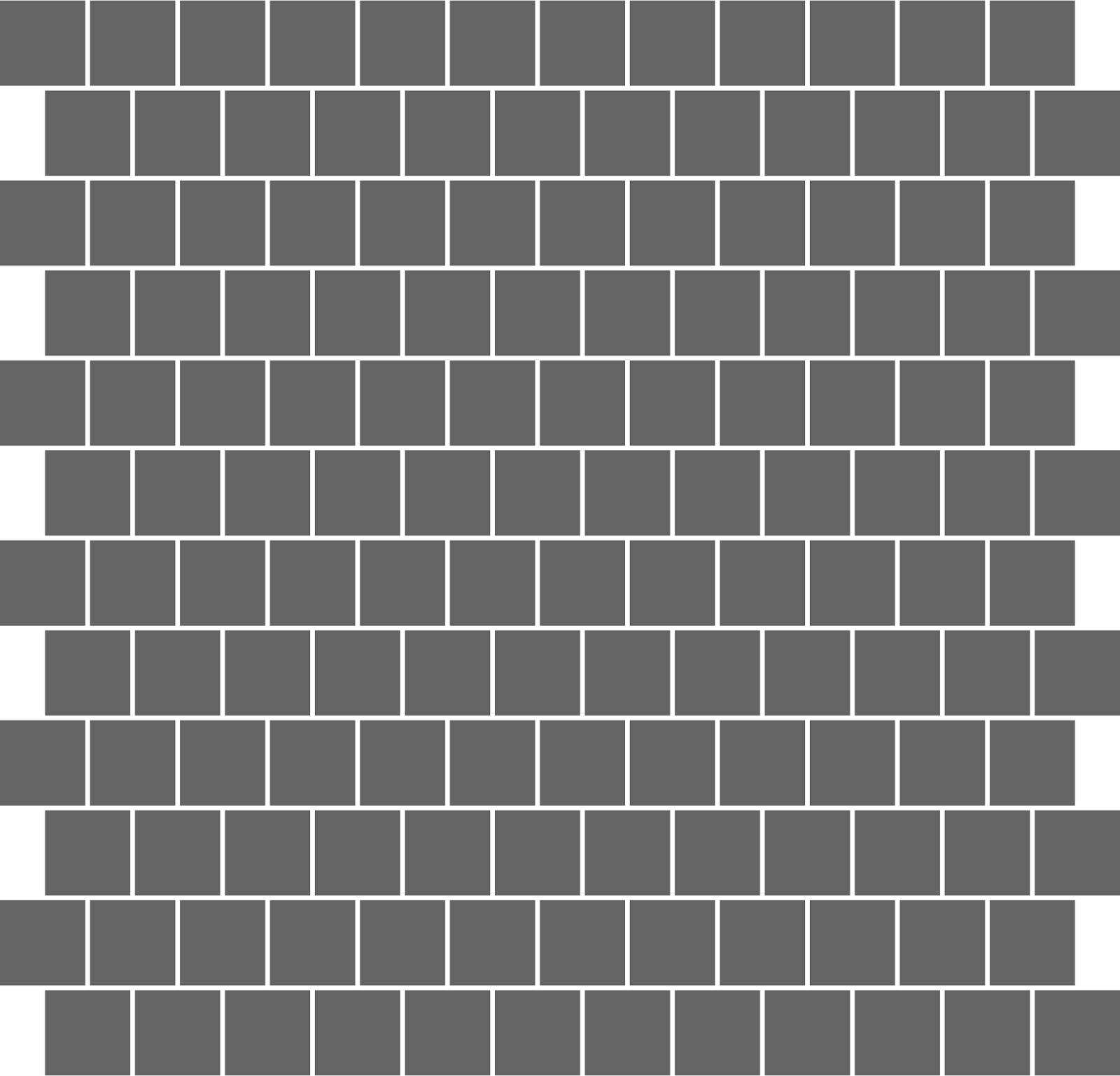 Lapis Staggered Joint 1X1 Colored Glass Mosaic