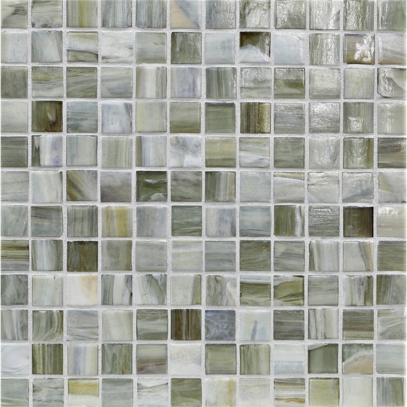 Agate Pienza Colored Glass Mosaic, Trim