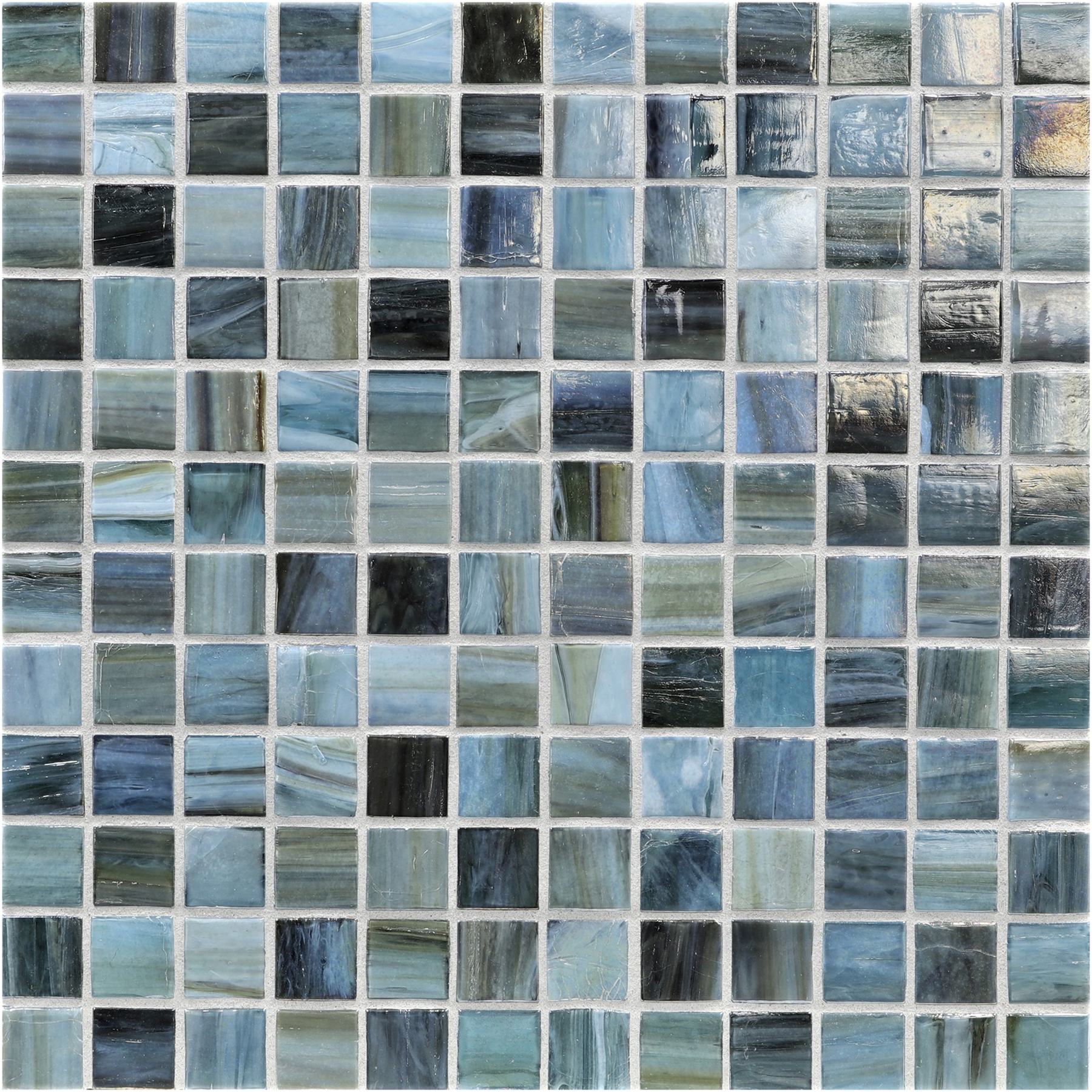 Agate Rimini Colored Glass Mosaic, Trim