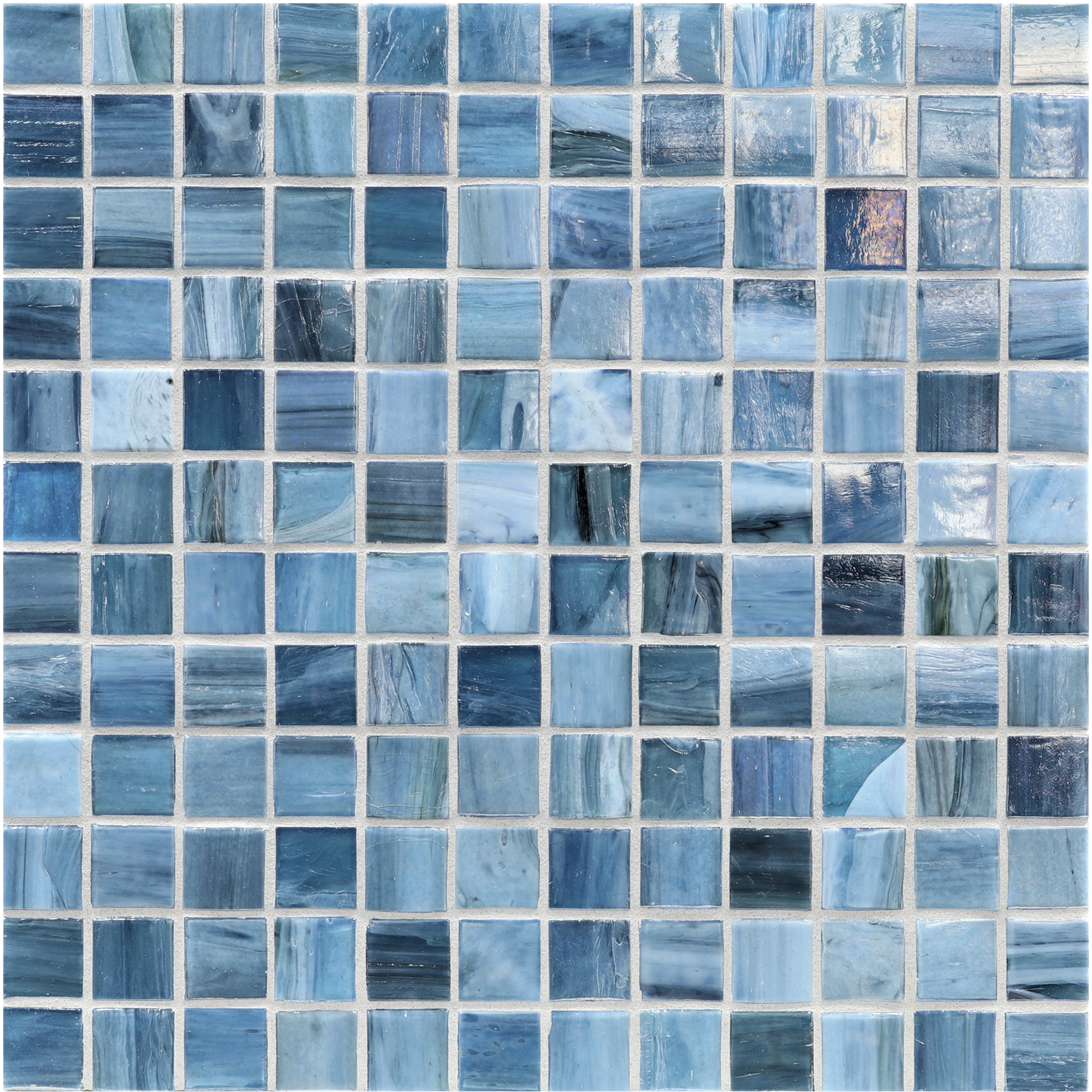 Agate Umbria Colored Glass Mosaic, Trim