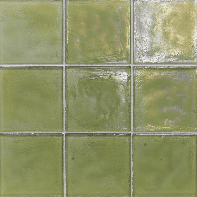 Flux Sage Colored Glass Field Tile