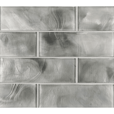 Sonare Aura Colored Glass Field Tile, Trim