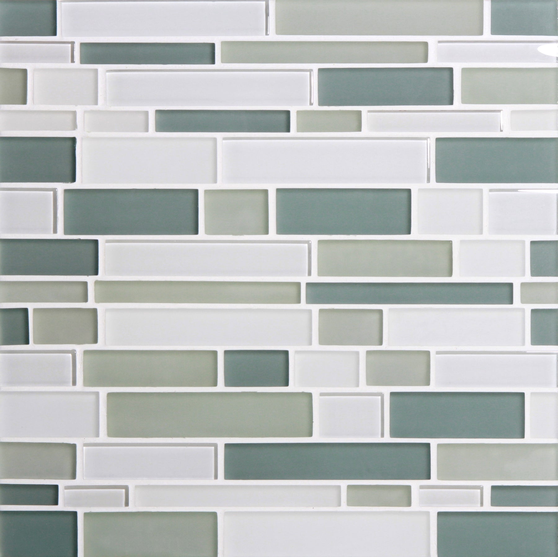 Tomei Glass Act Colored Glass Mosaic, Field Tile, Trim