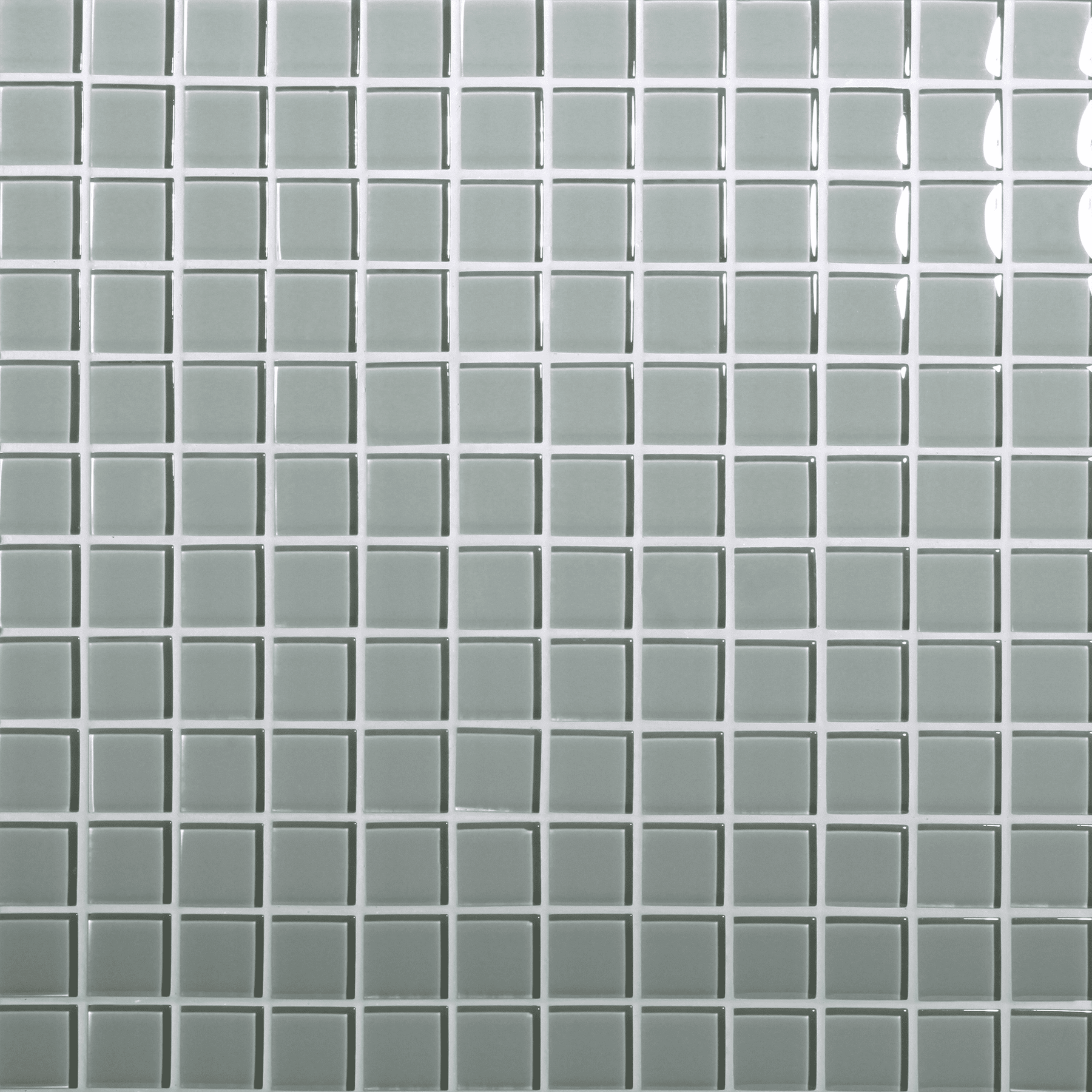 Tomei Haze Colored Glass Mosaic, Field Tile, Trim