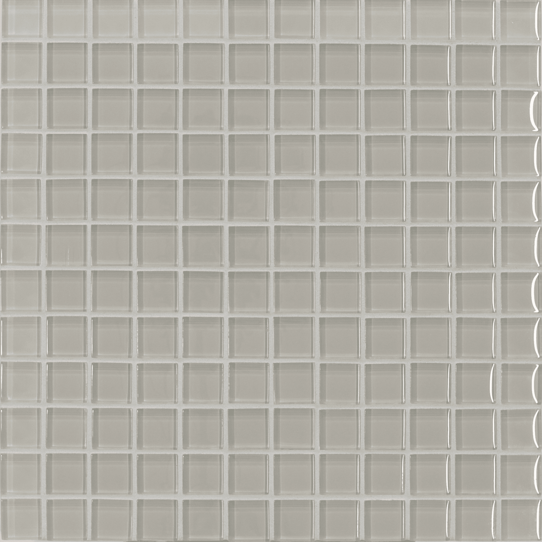 Tomei Linen Colored Glass Mosaic, Field Tile, Trim