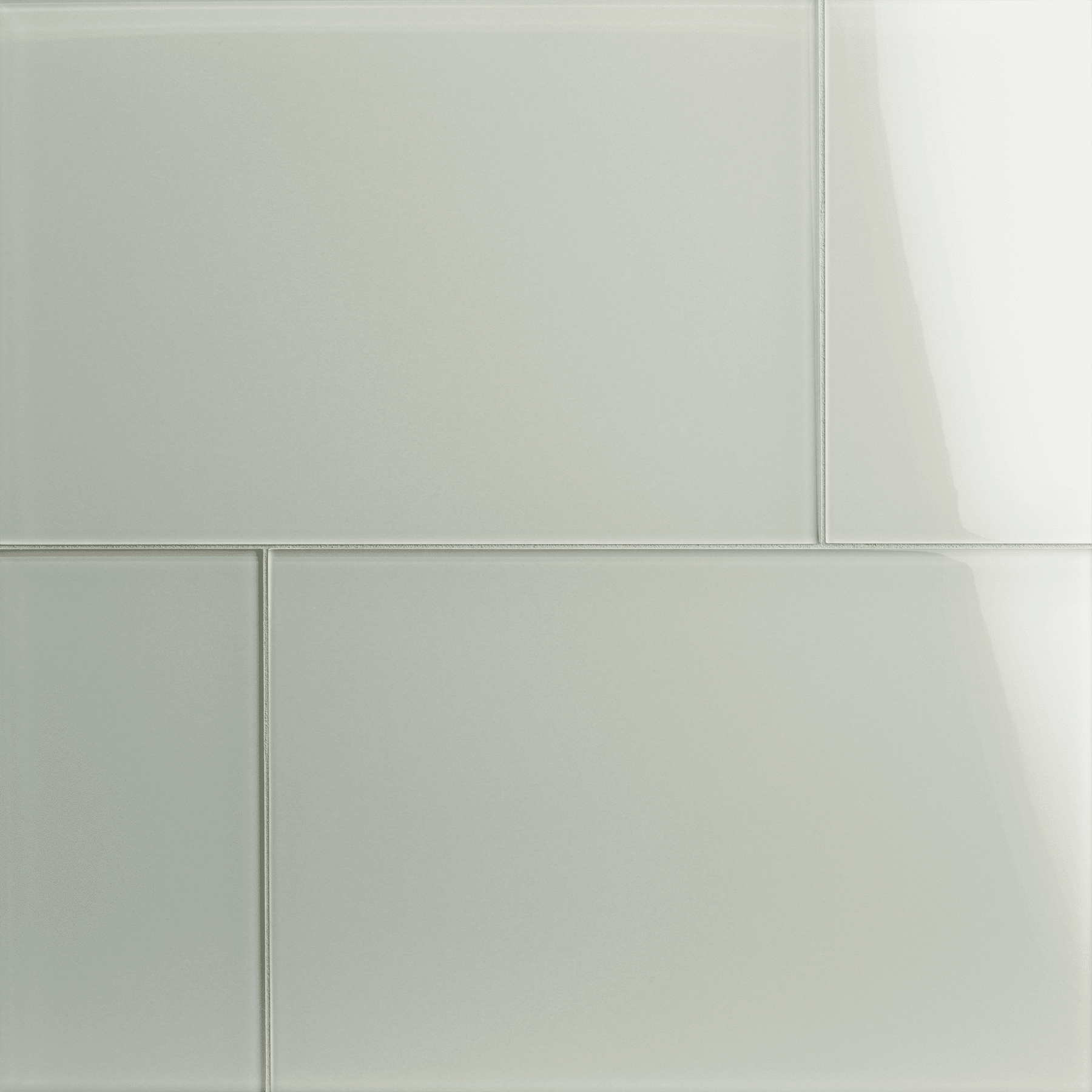 Tomei Modules Frost Green Colored Glass Field Tile