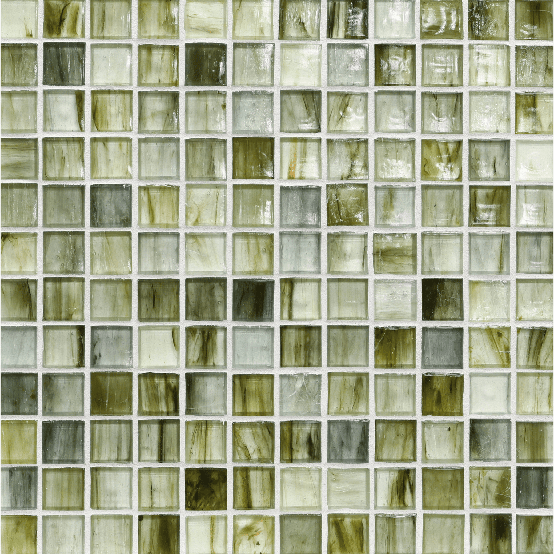 Tozen Selenium Colored Glass Mosaic, Field Tile, Trim