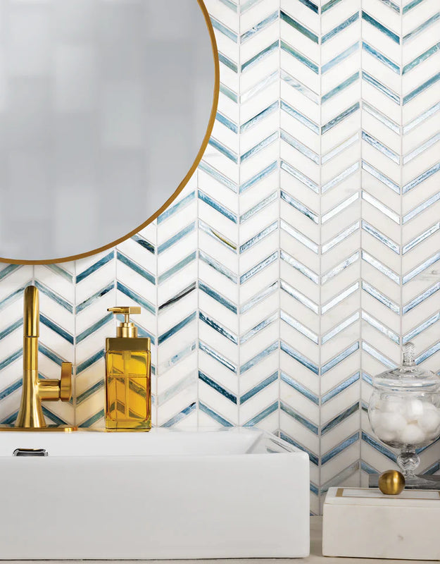 Vesuvio – Marble and Colored Glass collection