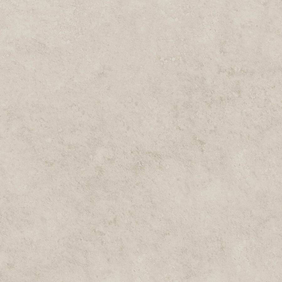 Porcelain tile with a beige limestone texture for flooring and walls.