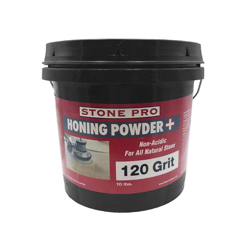 Honing powders for perfect stone surface finishes in interior design and architecture projects.