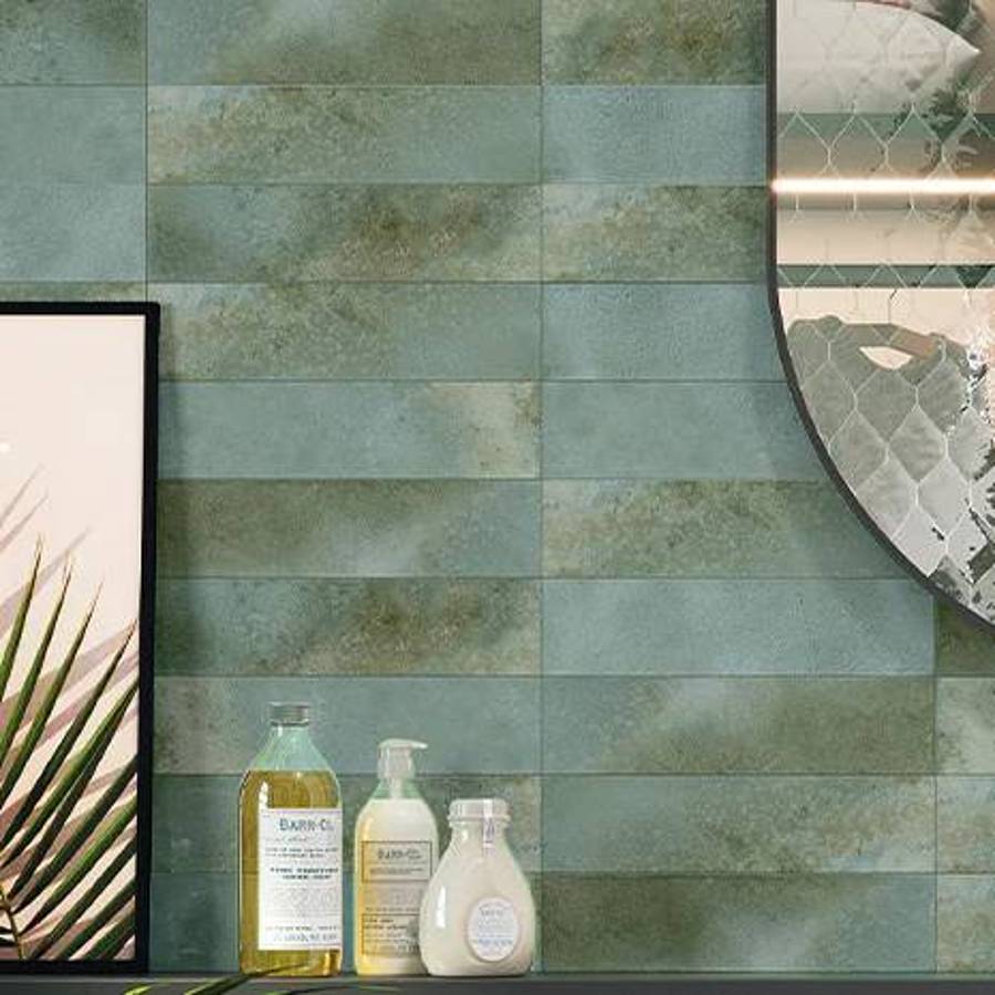 Elon Moon Ceramic tile collection in various colors including Blue Moon, Garnet Moon, Green Moon, Grey Moon, and White Moon available at Surface Group online tile store.