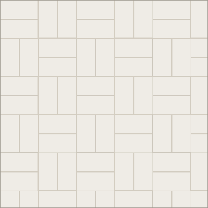 Basketweave mosaic pattern