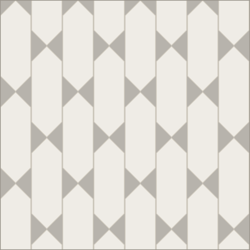 Picket mosaic pattern