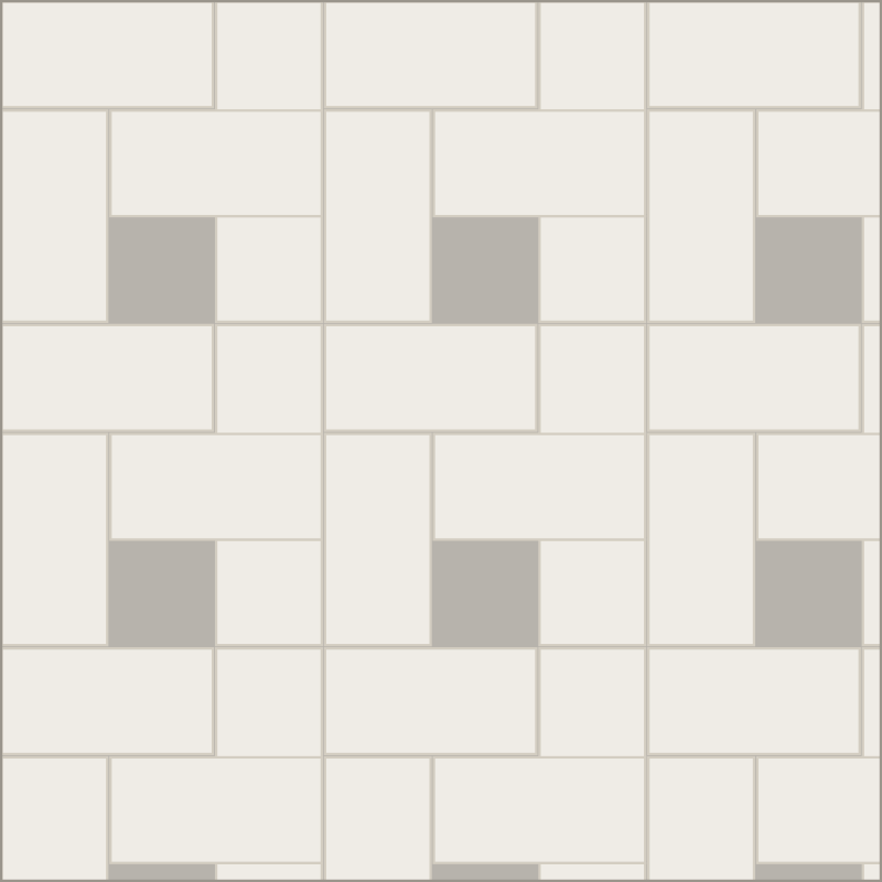 Pinwheel mosaic pattern