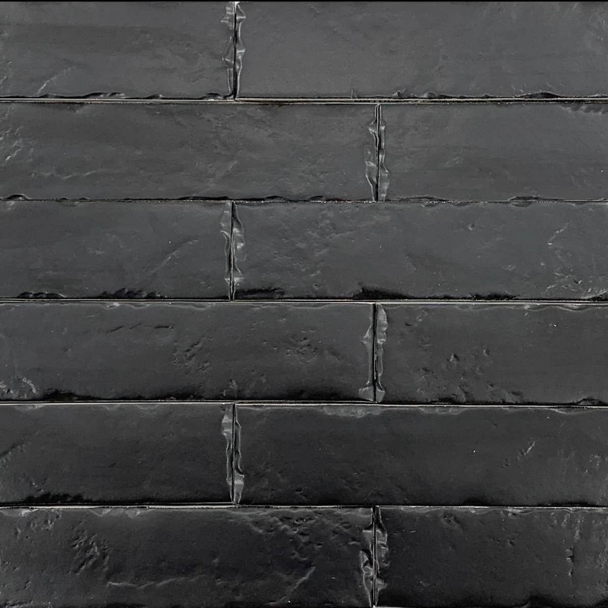 Black Night Boston Brick porcelain tile with a brick look from the Elon collection available at Surface Group online tile store