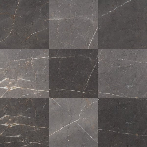 Graphite Polished & Honed Checkerboard