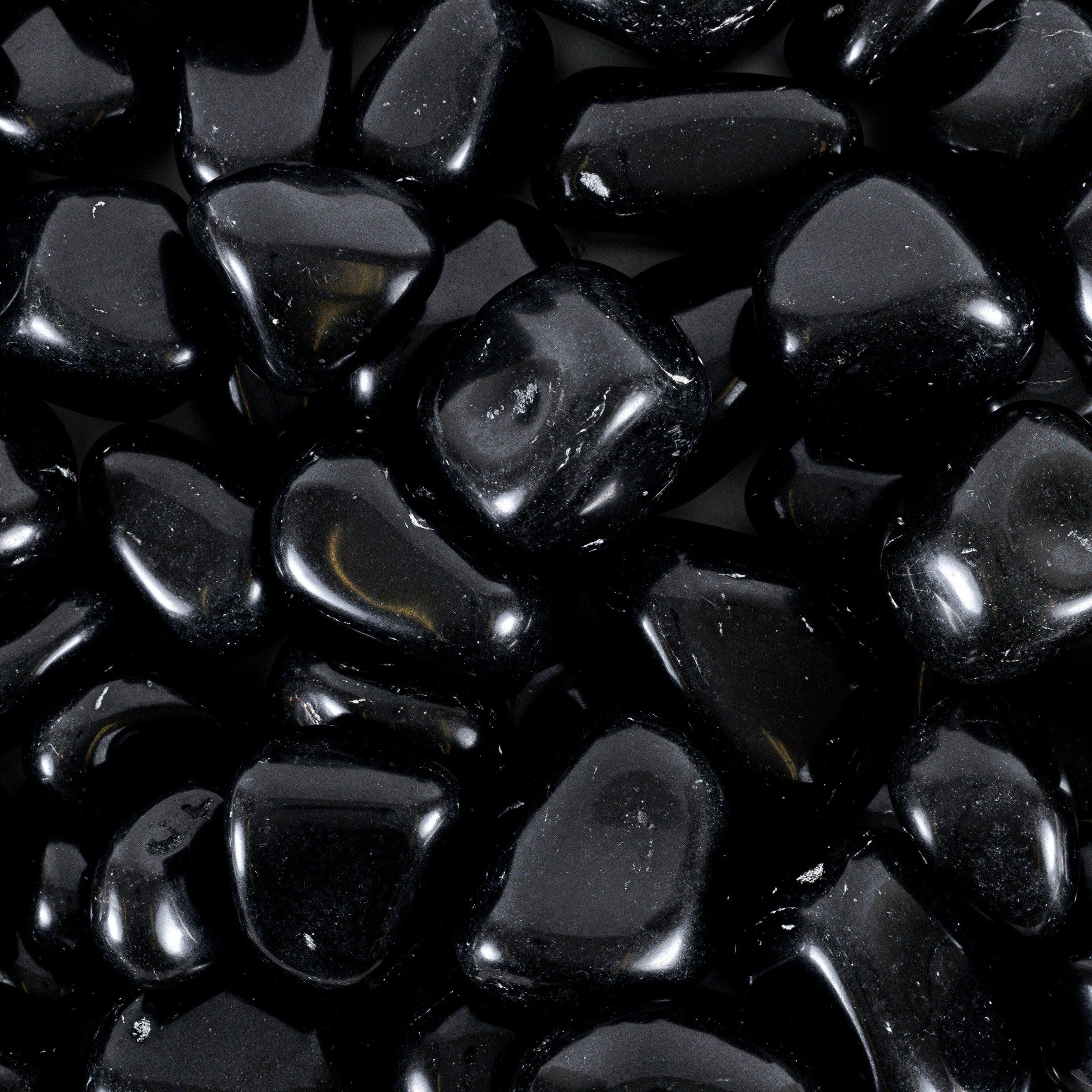 Loose Pebbles — Black Agate