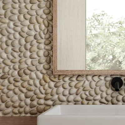 Pebble Mosaic tile and surface collection