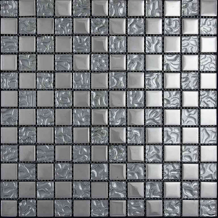 Silver Glass Tile And Mosaic