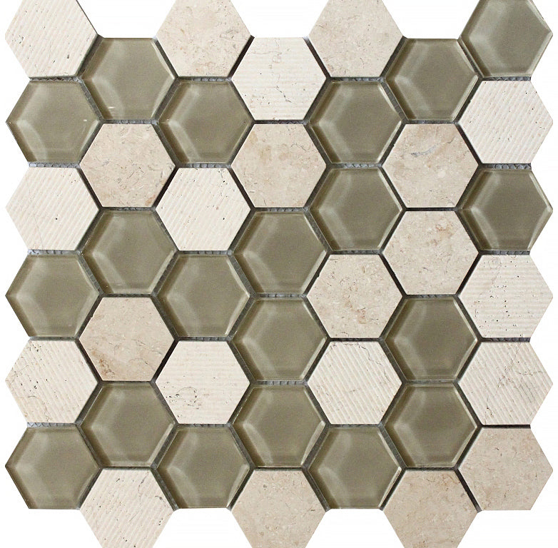 Bali Mantra Colored Glass Mosaic
