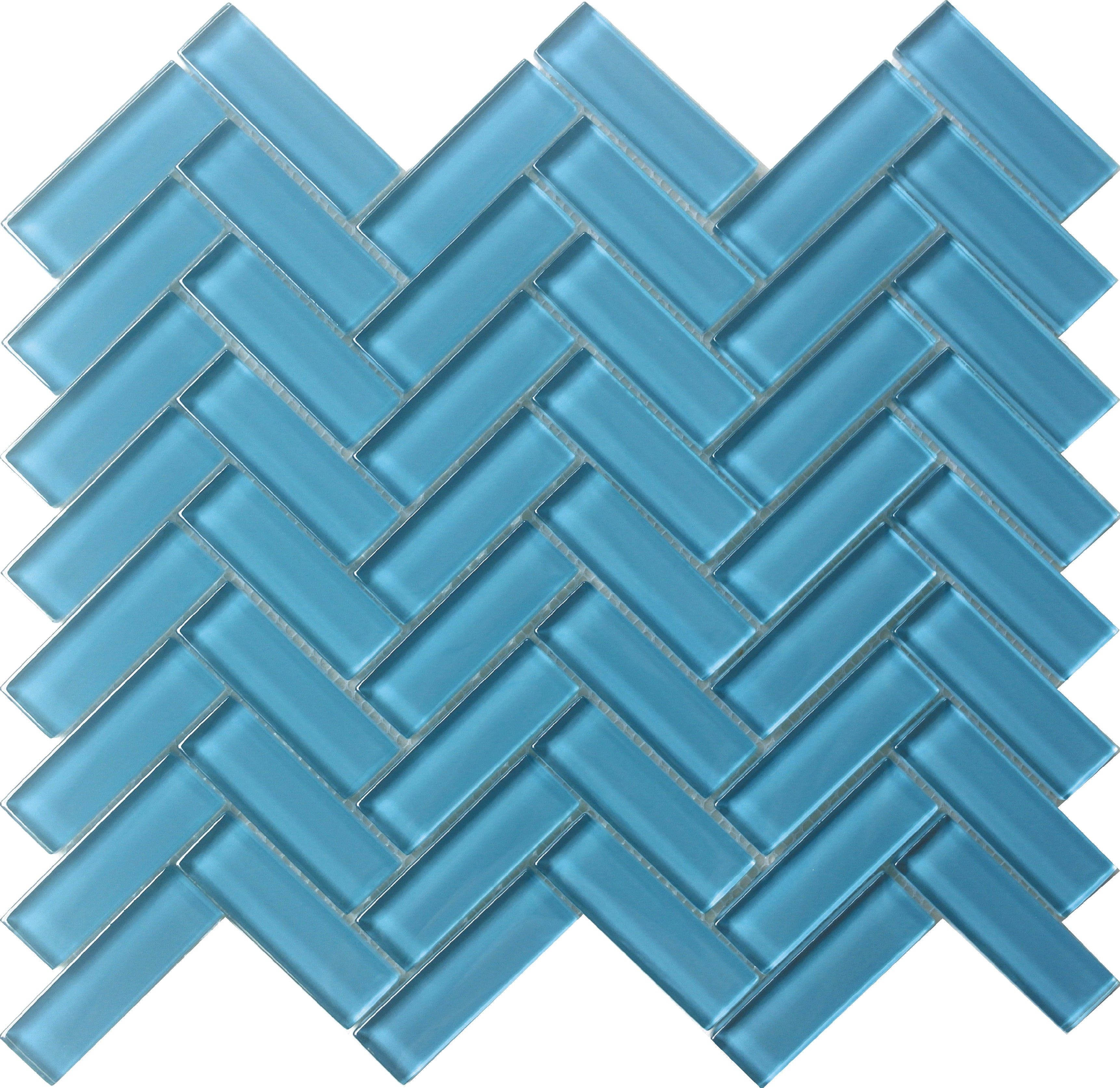Color Palette Turquoise Colored Glass Mosaic