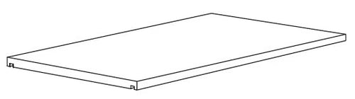 Hardscape tops for pillars, benches, and walls in various materials and finishes for outdoor design.