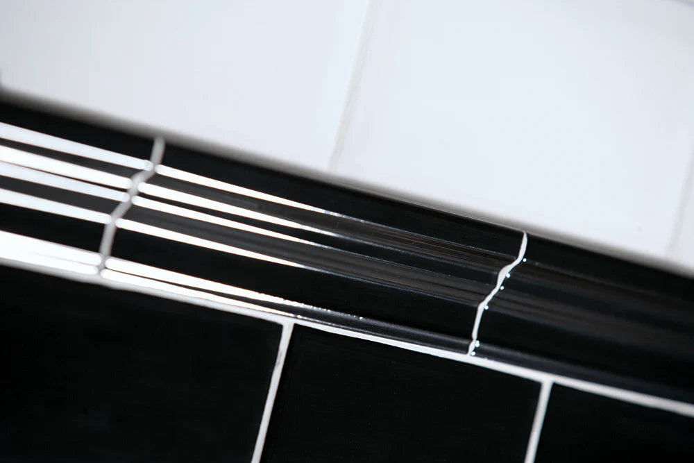 Elegant trim and molding tiles for seamless, durable interior design transitions