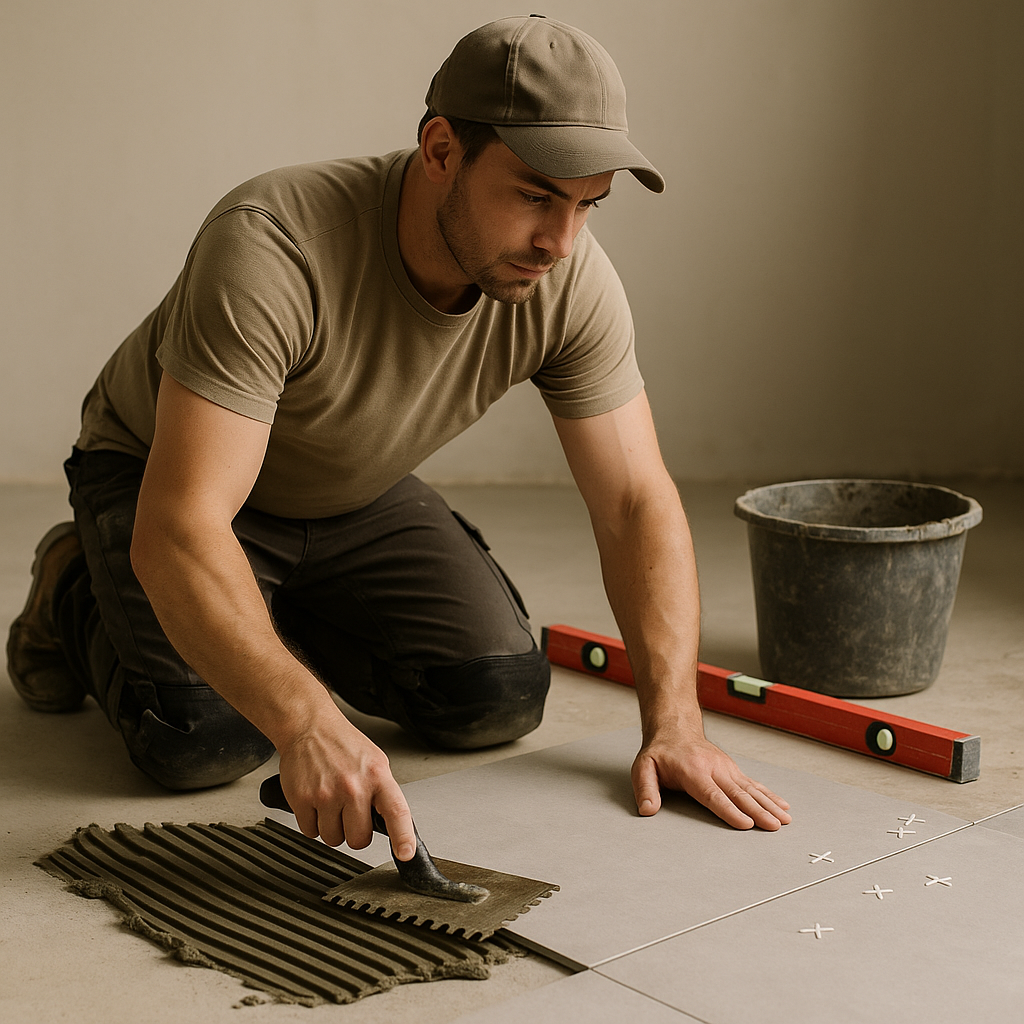 High-quality installation tools and accessories for precise interior design projects