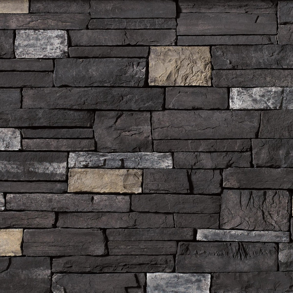 Cultured Stone Country Ledgestone Black Rundle Stone Veneer stone veneer by Cultured Stone