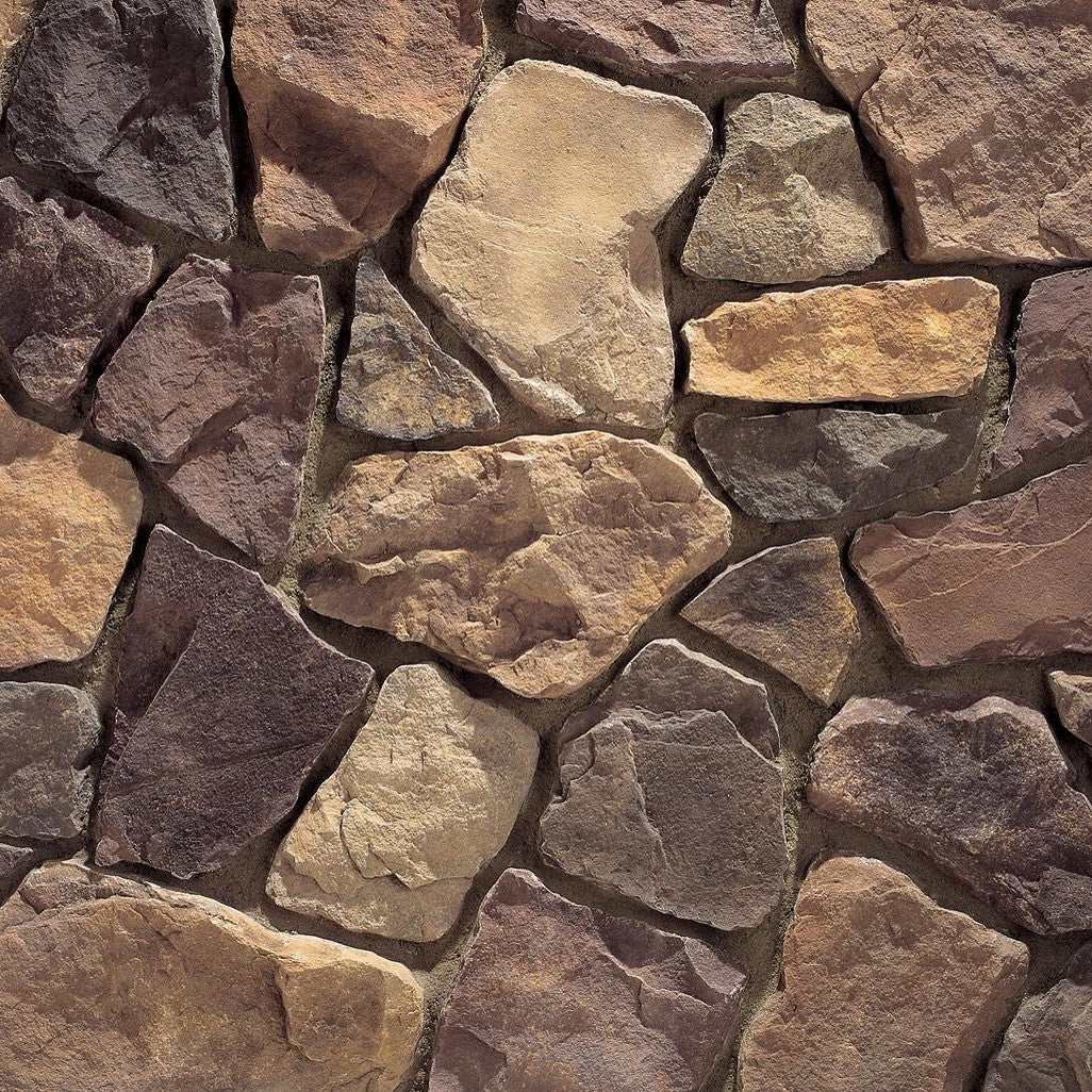 Eldorado Country Rubble Cognac Stone Veneer stone veneer by Eldorado Stone