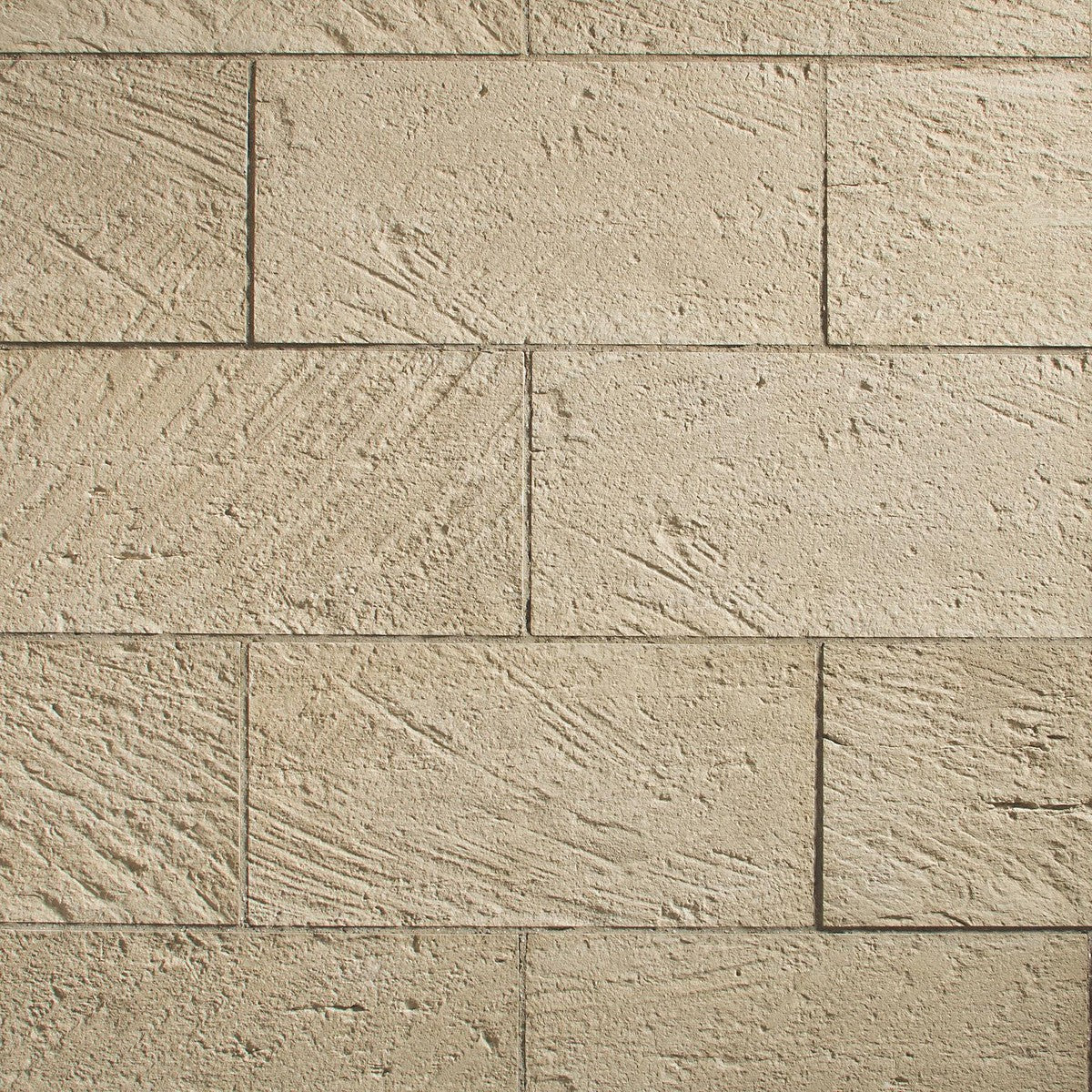 Creative Mines Carved Rectangle 10" x 20" Biscuit Stone Veneer stone veneer by Creative Mines
