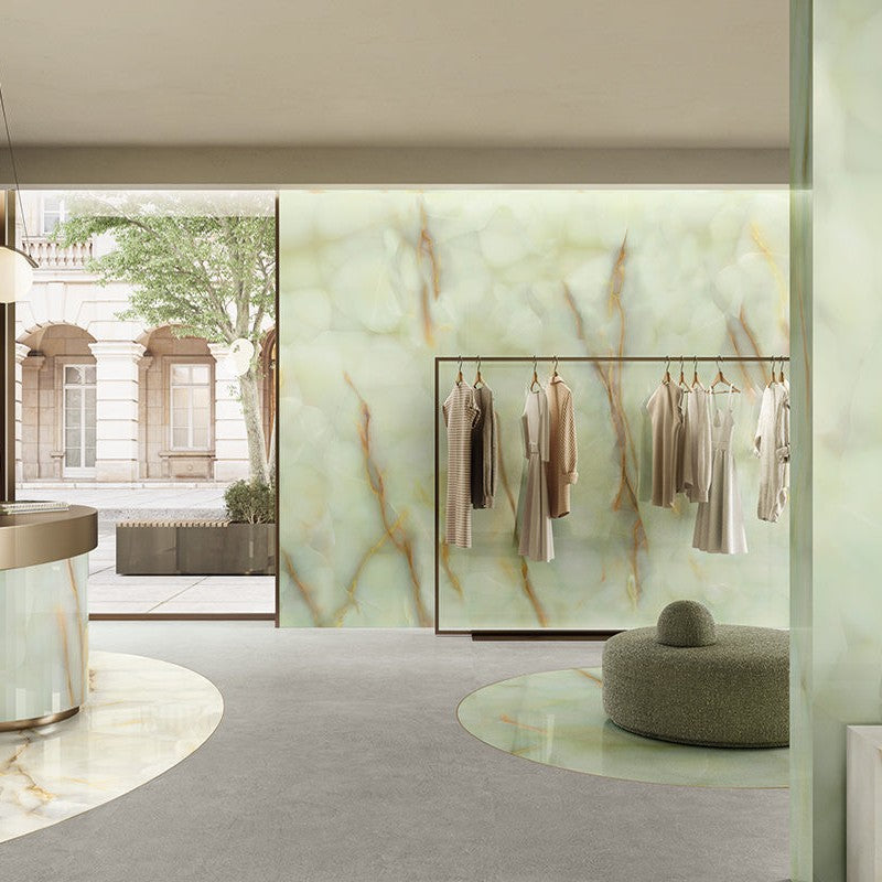 Tele Di Marmo Pure Onyx Porcelain Tile porcelain tile collection by Emil Ceramica - 5 colors, 3 finishes