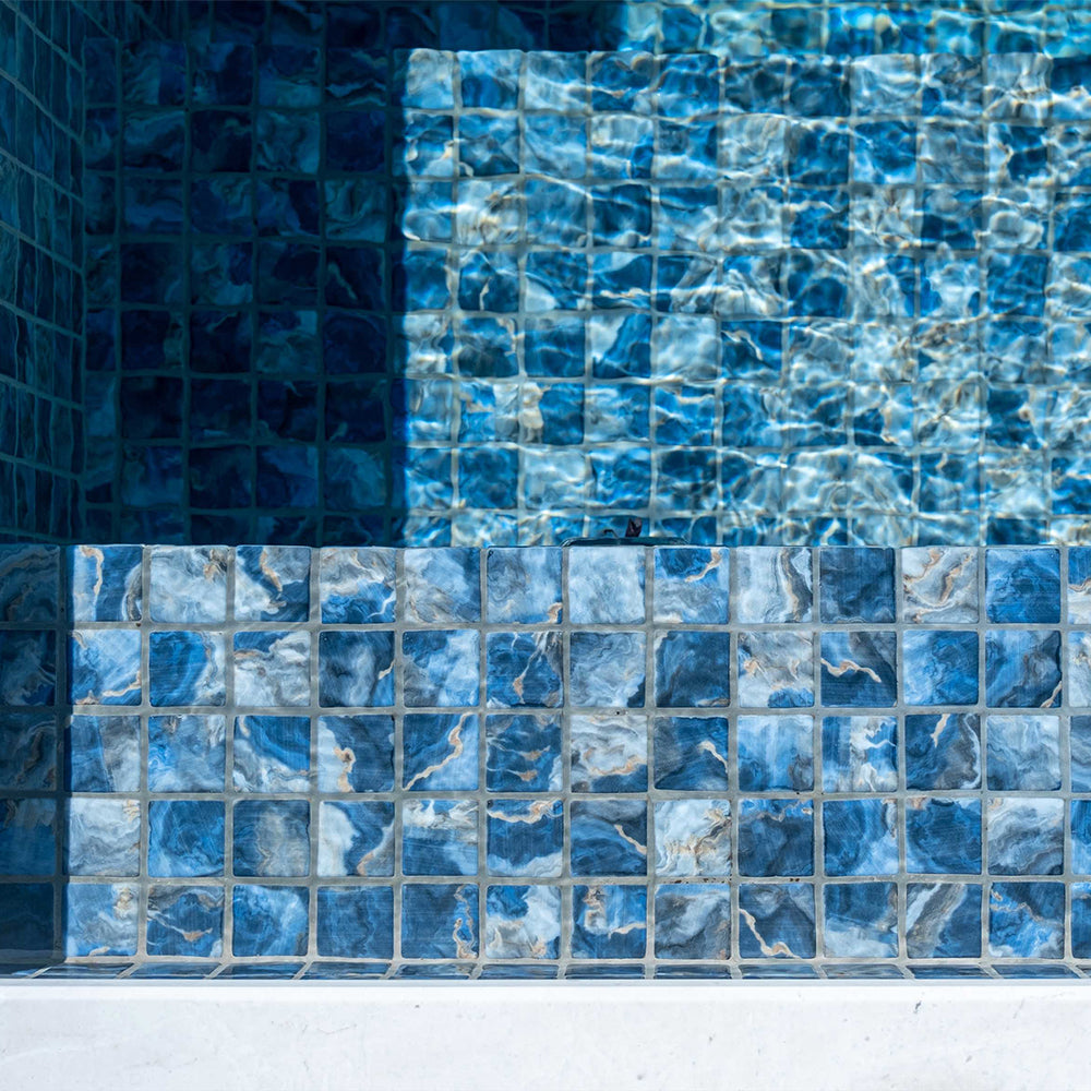 Aegean Shore Recycle Glass Mosaic collection image