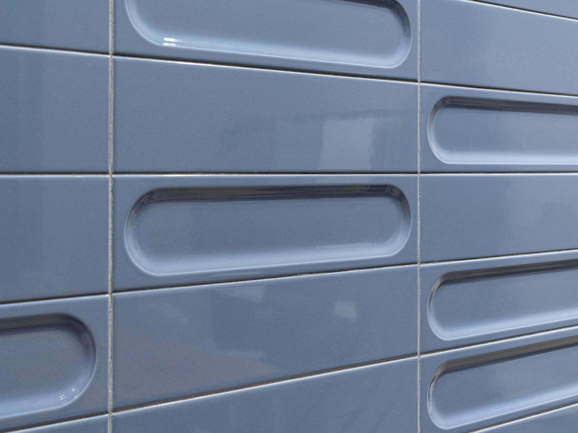Kent Navy Wall Tile (3x12x8.5-mm | gloss)