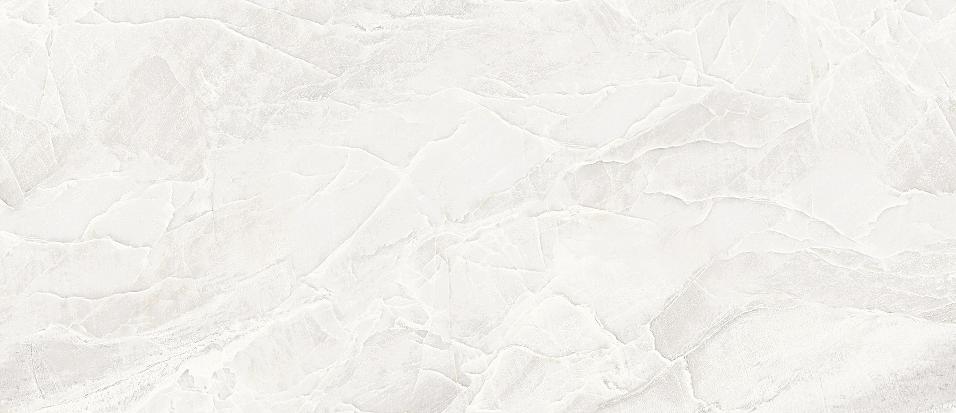 Ergon Slabs USA Onice Bianco porcelain field tile by Emil, full lappato finish, 47 1/4"x109 7/16"x6.5-mm size. Premium Italian porcelain for floors and walls.