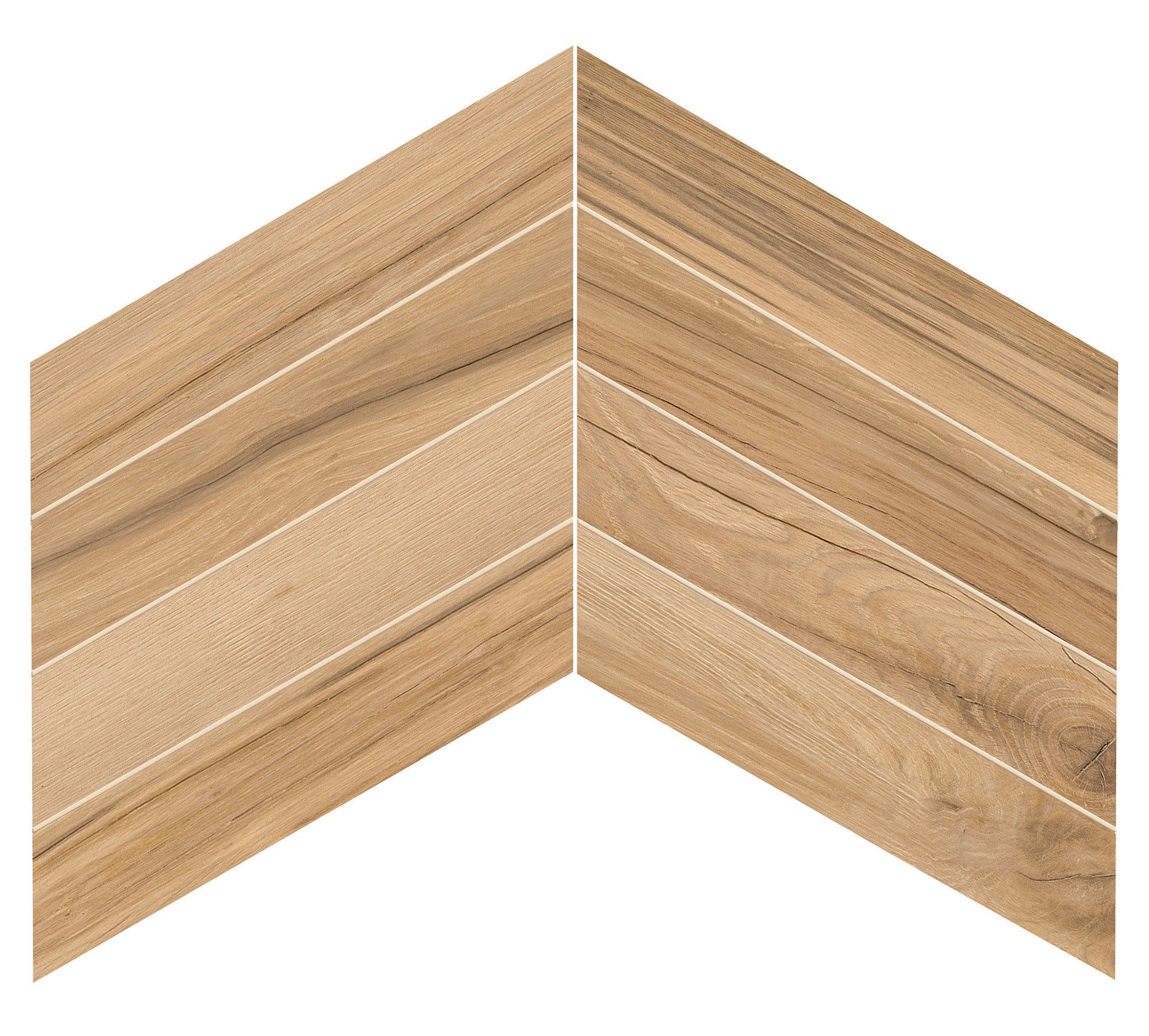 Provoak Quercia Recuperata porcelain decorative accent tile by Emil, 11 9/16"x13 3/8"x9.5-mm size. Premium Italian porcelain for floors and walls.