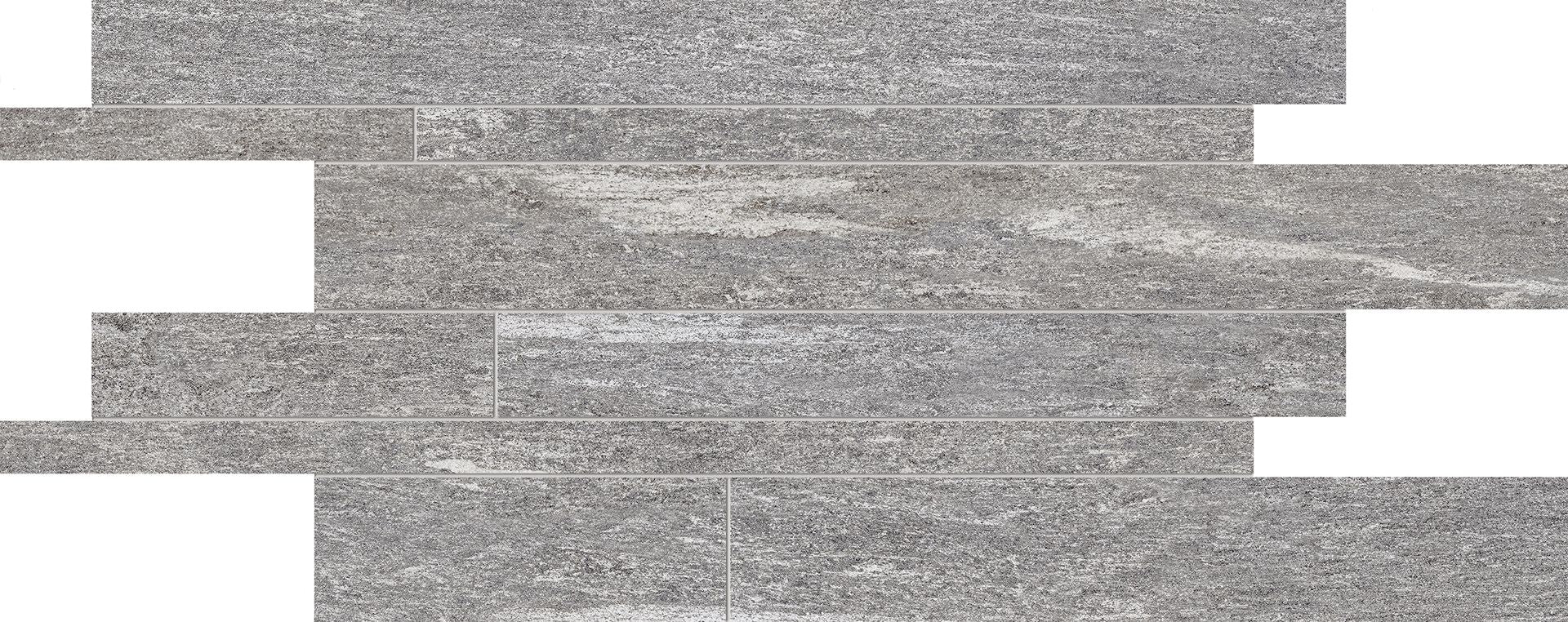 Cornerstone Alpen Valser porcelain decorative accent tile by Emil, naturale finish, 11 13/16"x23 5/8"x9.5-mm size. Premium Italian porcelain for floors and walls.