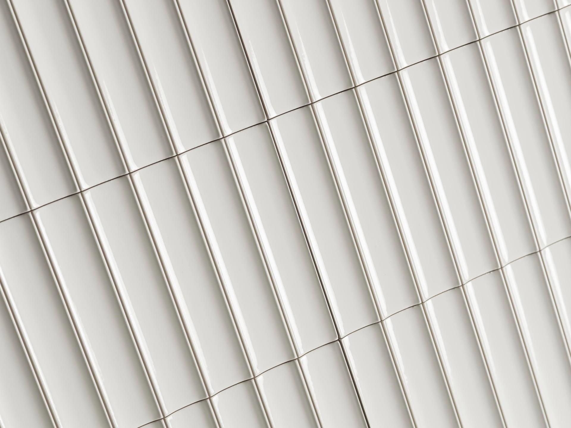 Blinds Snow Wall Tile (6x12x11.5-mm | gloss)