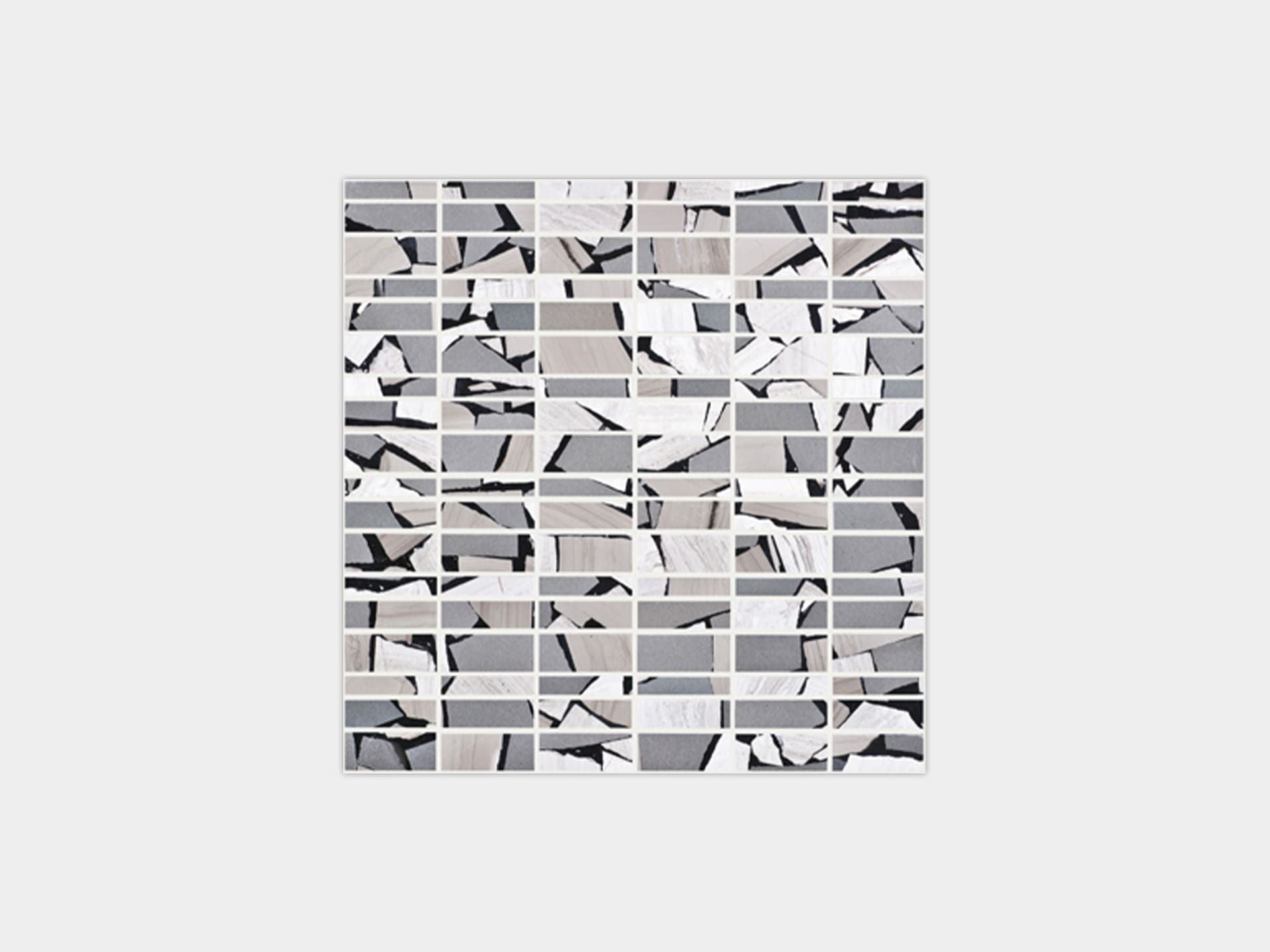 Lines Brown Safary Mosaic (12x12x10-mm | matt)