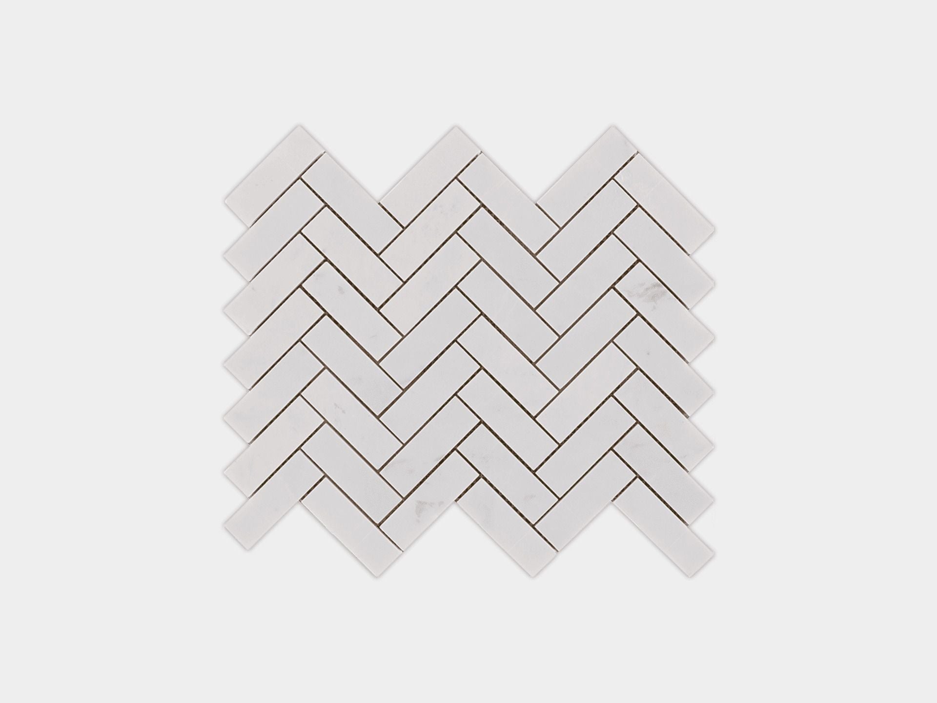 Lines Persian White Cambric Mosaic (10x13 | matt)