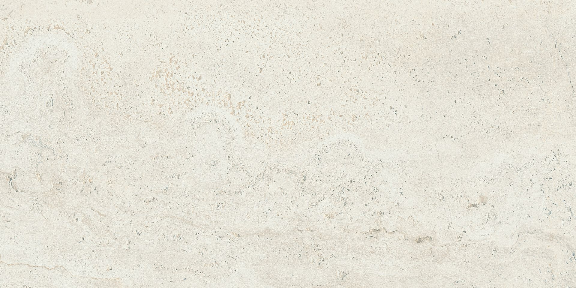 Unique Travertine White porcelain field tile by Emil, tecnica finish, 23 5/8"x47 1/4"x9.5-mm size. Premium Italian porcelain for floors and walls.