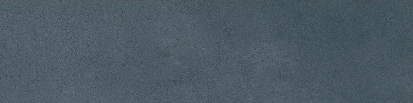 Vision Color Ocean Blue porcelain field tile, top-down product view, 3"×12"×11/32" size. Premium porcelain for floors and walls.