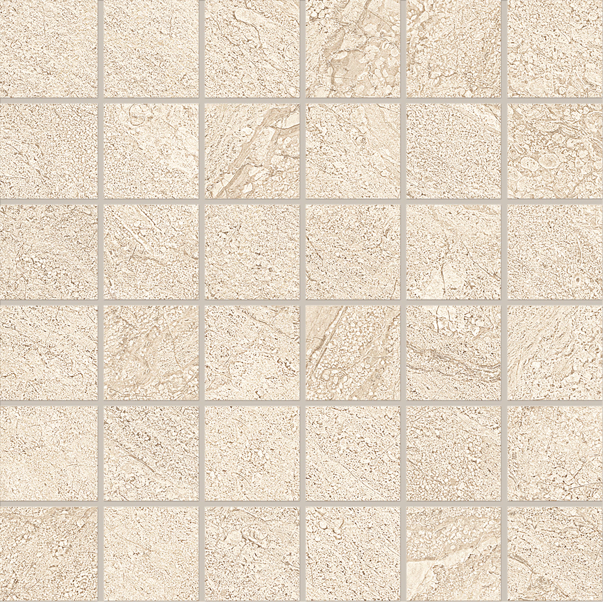 Pietra di Orosei Corda porcelain mosaic tile by Emil, silktech finish, 11 1/2"x13 1/16"x9-mm size. Premium Italian porcelain for floors and walls.