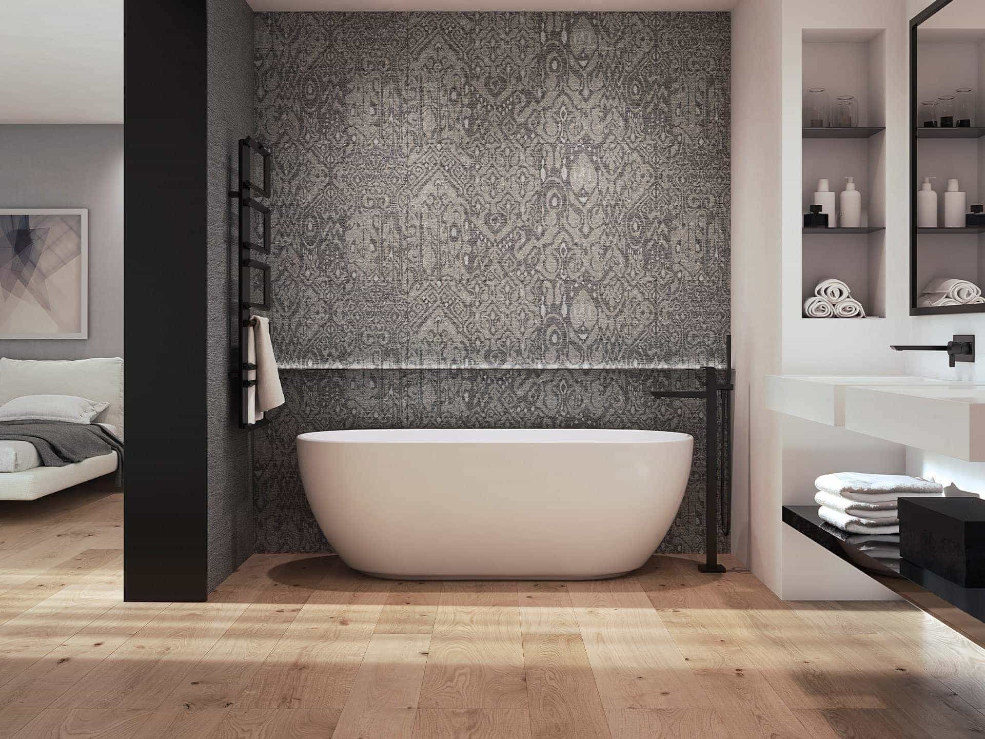 Linz Antracita Wall Tile (23x59x10.5-mm | matt)