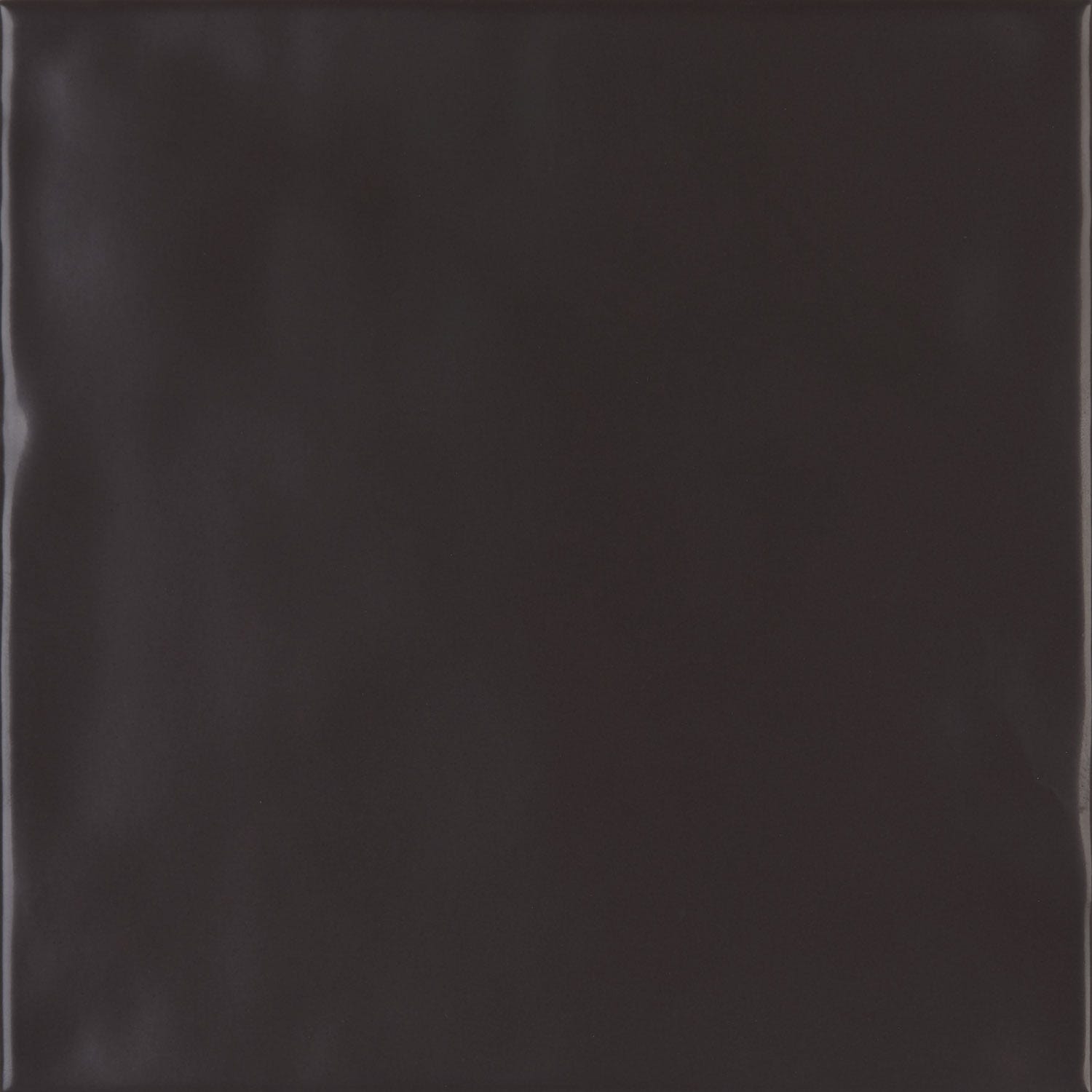 CHROMATIC SYMPHONY: Coal Canvas Field Tile (6"x6"x9-mm | matte | pressed)