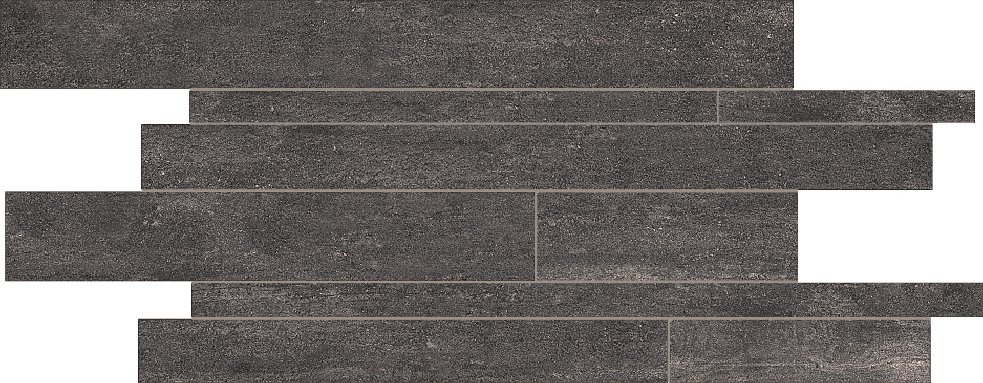 On Square Lavagna porcelain decorative accent tile by Emil, 11 13/16"x23 5/8"x9.5-mm size. Premium Italian porcelain for floors and walls.