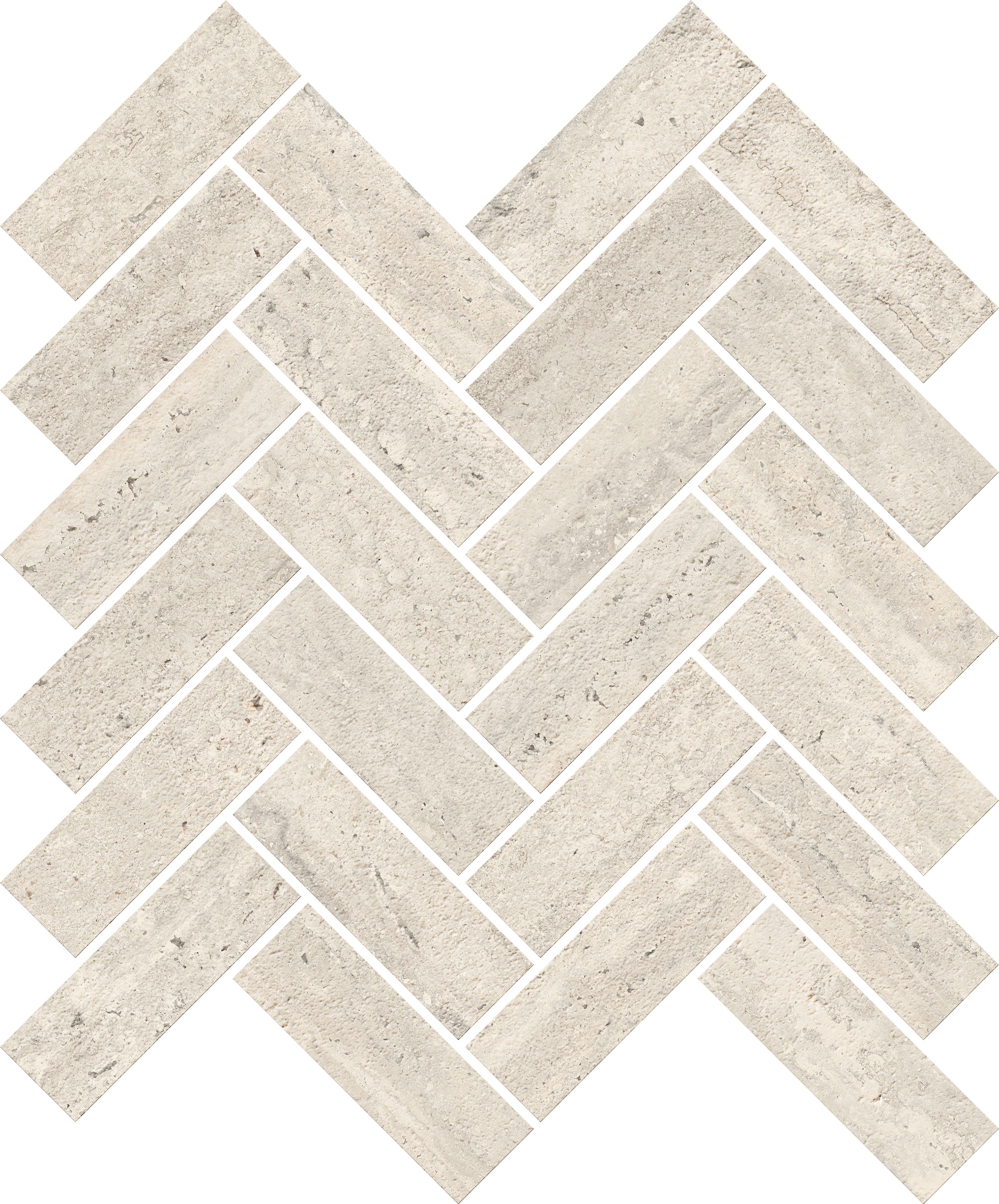 Trail Vein Cut Pearl porcelain mosaic, top-down product view, 12"×12"×11/32" size. Premium porcelain for floors and walls.