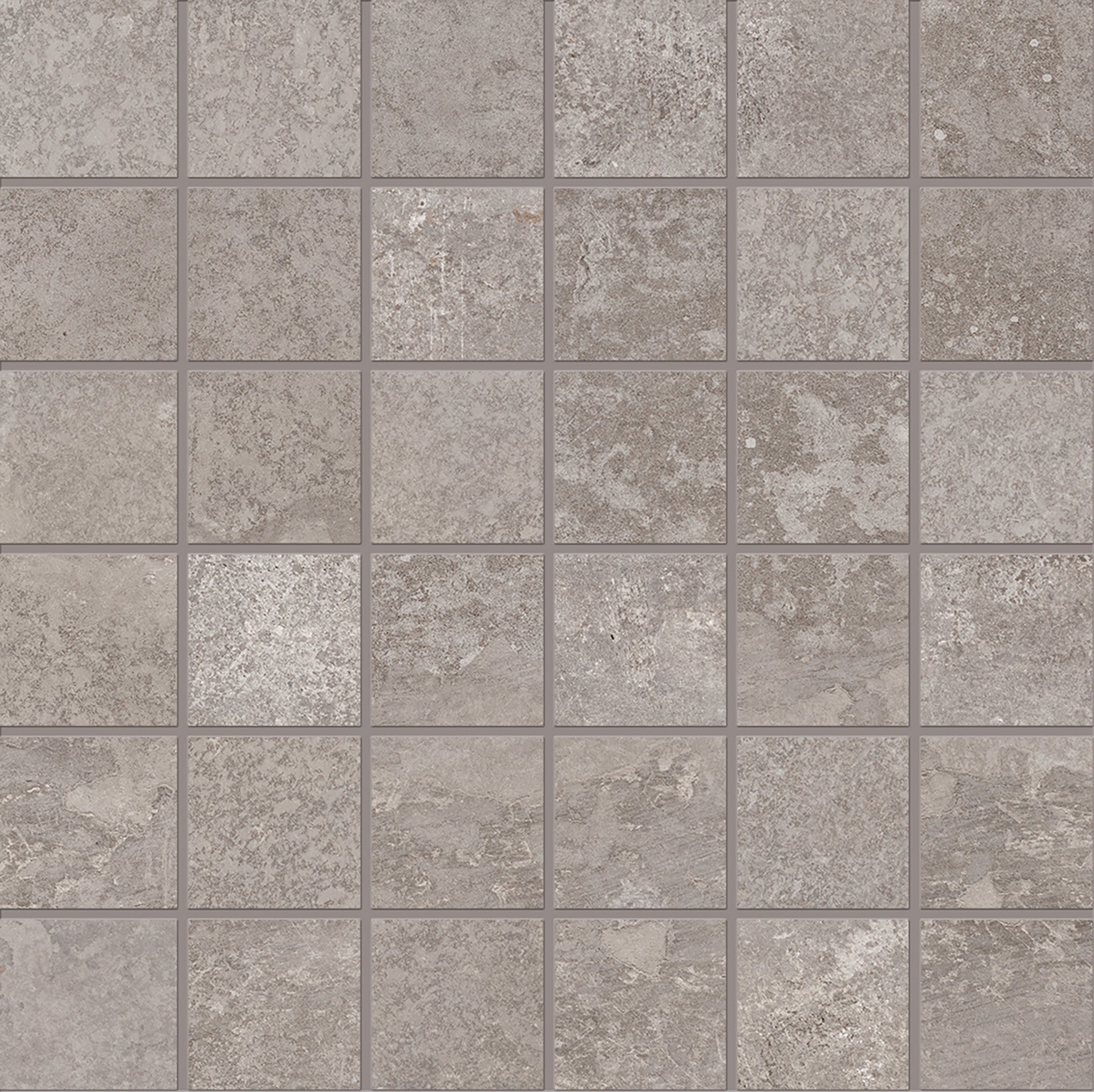 Heritage GREY porcelain mosaic tile by Emil, naturale finish, 12"x24" size. Premium Italian porcelain for floors and walls.