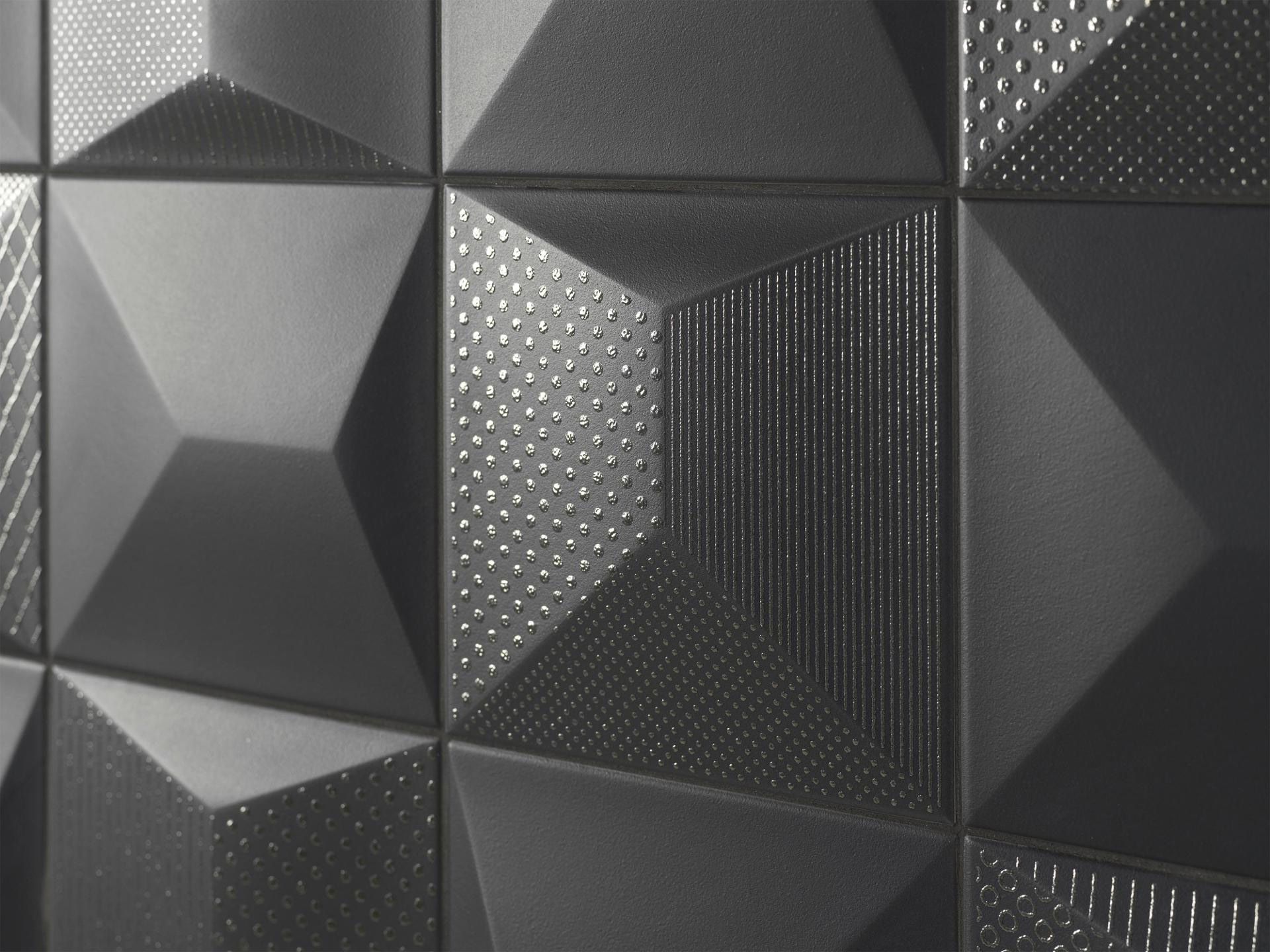 Cosmos Black S2 Wall Tile (6x6x18-mm | matt)